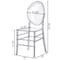 Fabulaxe Modern Acrylic Crystal Ice Chair, Florence Dining Chair, Stackable Transparent Seating QI004660.CL - alternate 2